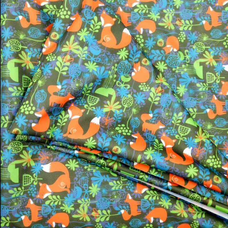 Tissu en Polyester TPU lavable et imperméable, fait à la main, matériau PUL imprimé pour couches en 