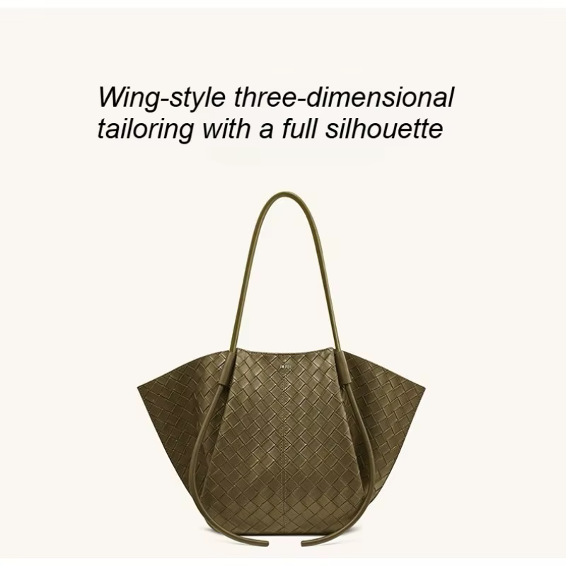 JW PEI Sac fourre-tout de luxe texturé pour femme Nala, sac à bandoulière multifonctionnel grande ca