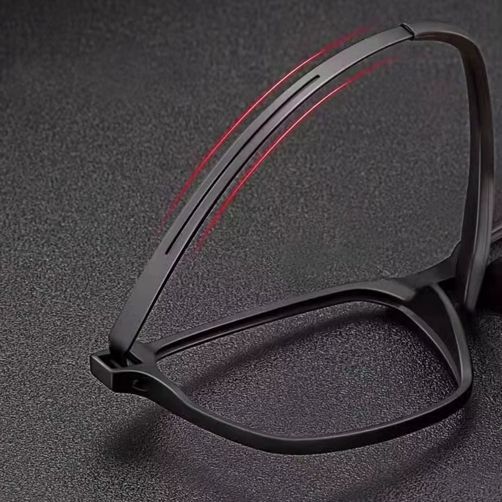 Lunettes de lecture anti-lumière bleue en titane pur pour hommes, lunettes de presbytie, dioptrie +