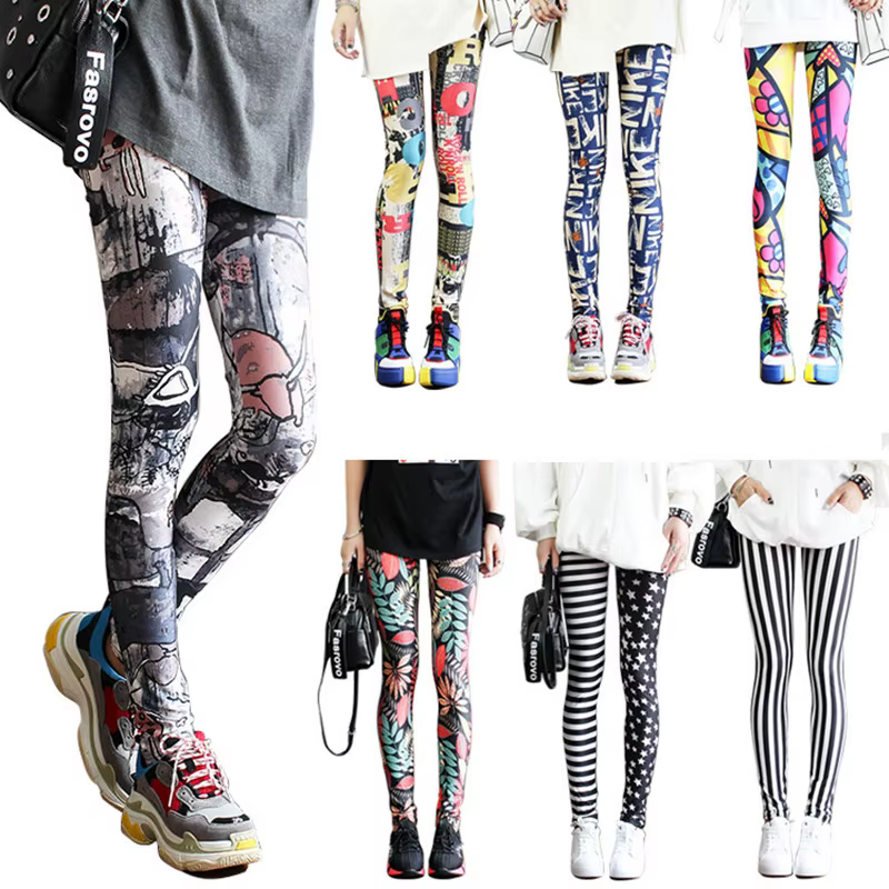 DOIAESKV – Leggings Sexy et décontractés pour femmes, jambières colorées, à la mode, pour printemps 