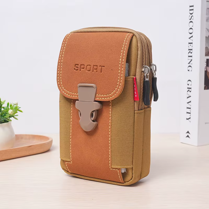 Pochette de ceinture pour hommes, sac pour téléphone portable, étui pour téléphone, sac de taille Mo