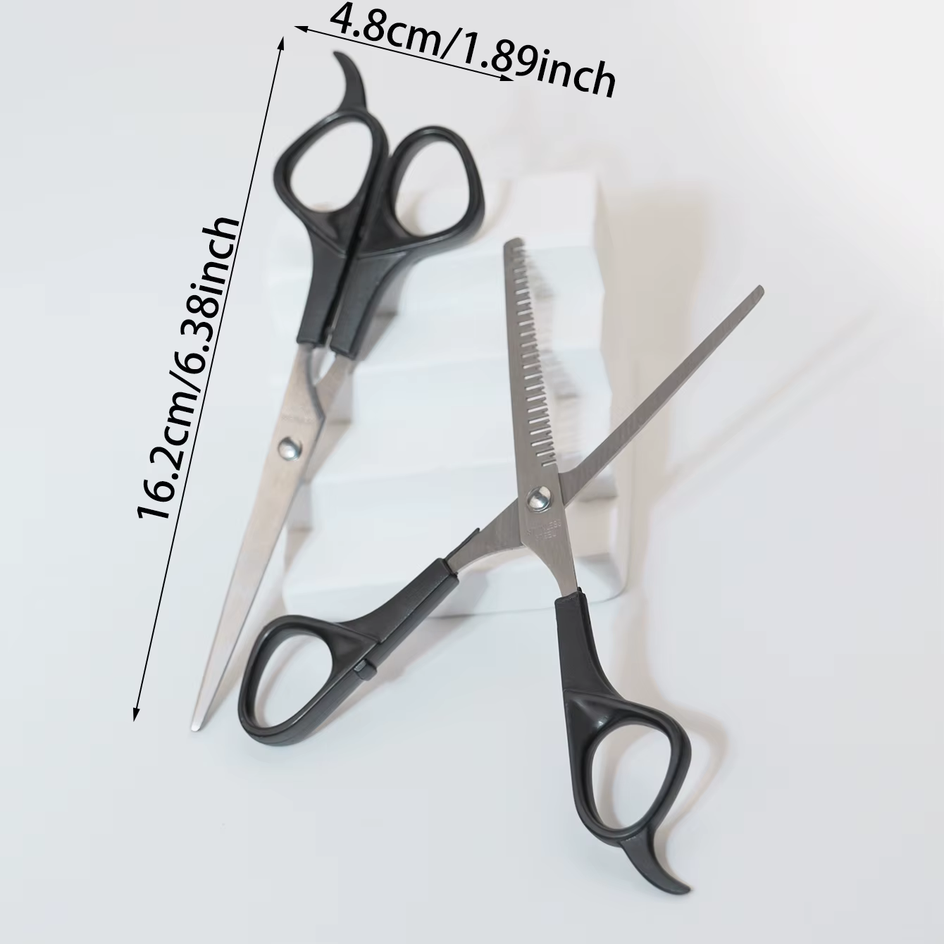 Kit de ciseaux de coupe de cheveux, ciseaux de coiffure professionnels pour Salon de coiffure, barbi