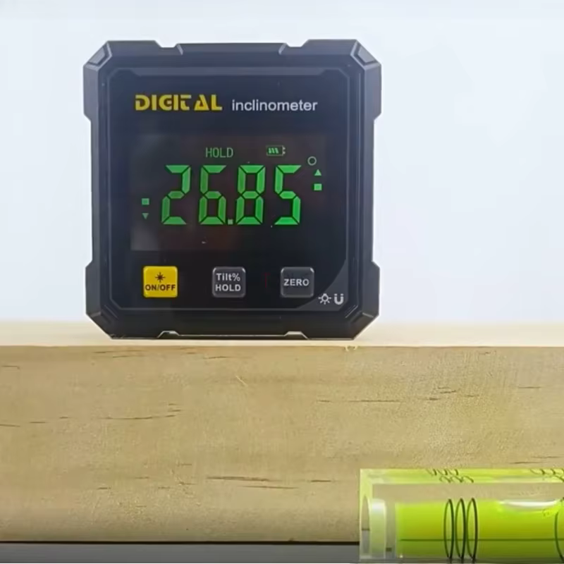 Niveau de mesure précis, aspiration magnétique à quatre côtés, boîte d'angle d'inclinaison Laser Dou