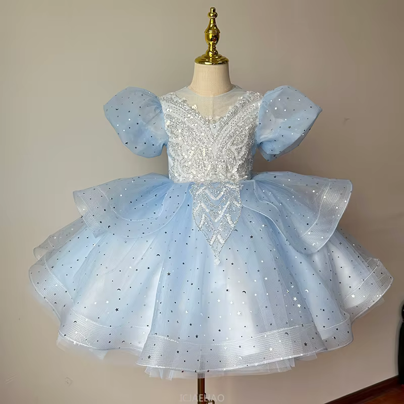 Robe de Soirée d'Anniversaire pour Adolescentes, Tenue de Princesse, Robe de Piano, Robe de Demoisel
