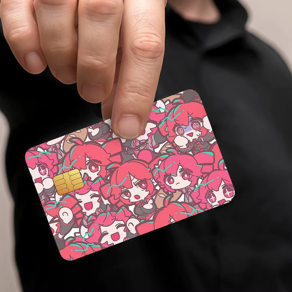 Autocollant de protection pour cartes de crédit et de transport en commun Singer K-Kasane T-Teto, dé
