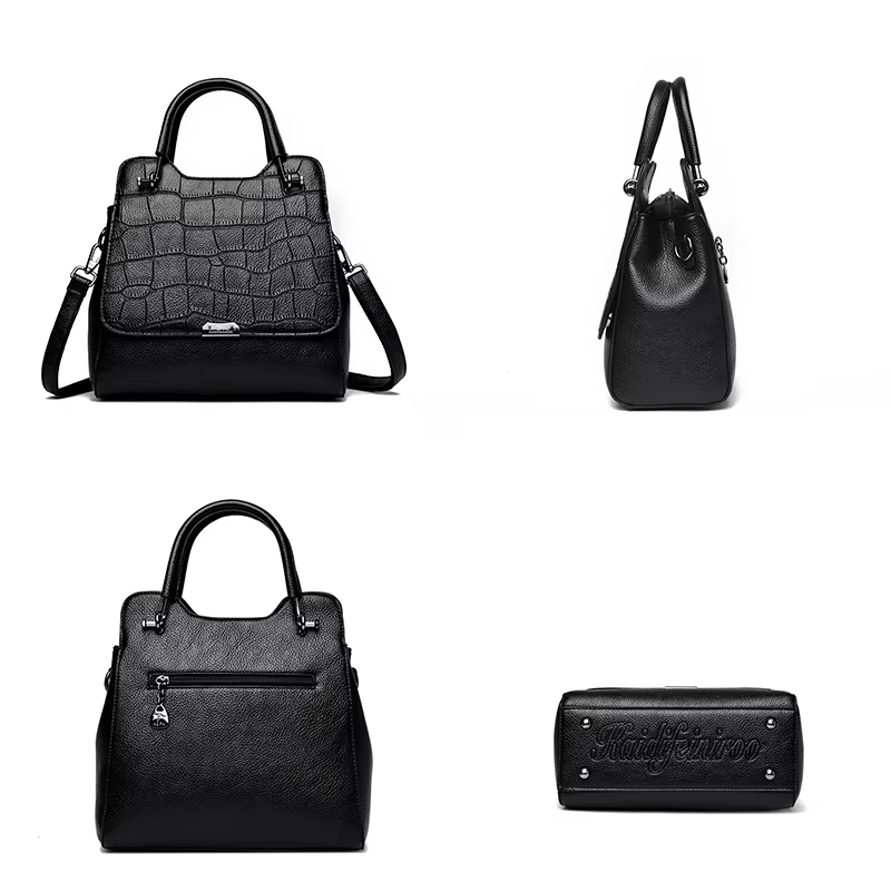 Femmes Vintage seau sac à bandoulière en cuir PU grande capacité sac à main sac à main dames mode sa