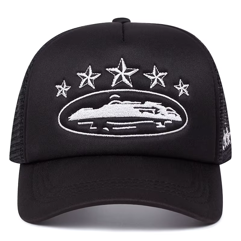 Nouveau chapeau en maille cinq étoiles pour hommes, chapeau Hip Hop de rue pour femmes, pare-soleil