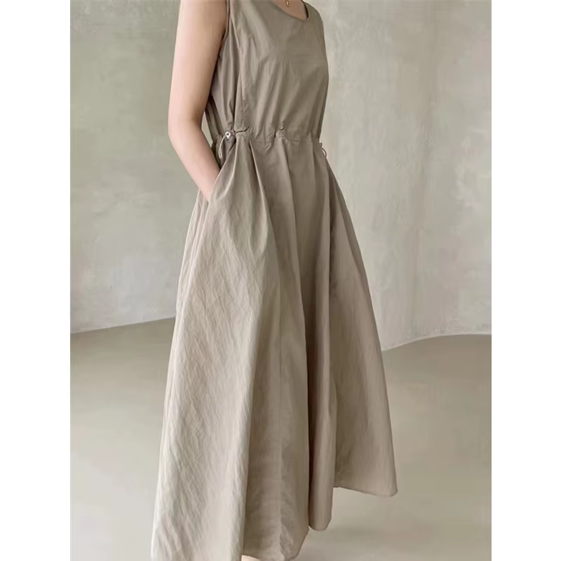 REALEFT – robe d'été 2 pièces pour femmes, ensemble veste courte rabattue et robe débardeur décontra