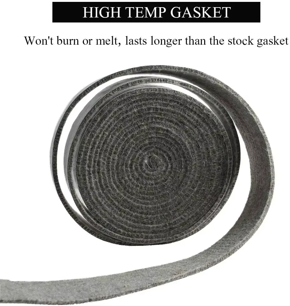 Joint de gril de remplacement pour barbecue Kamado, haute température, accessoires de joint pour fum