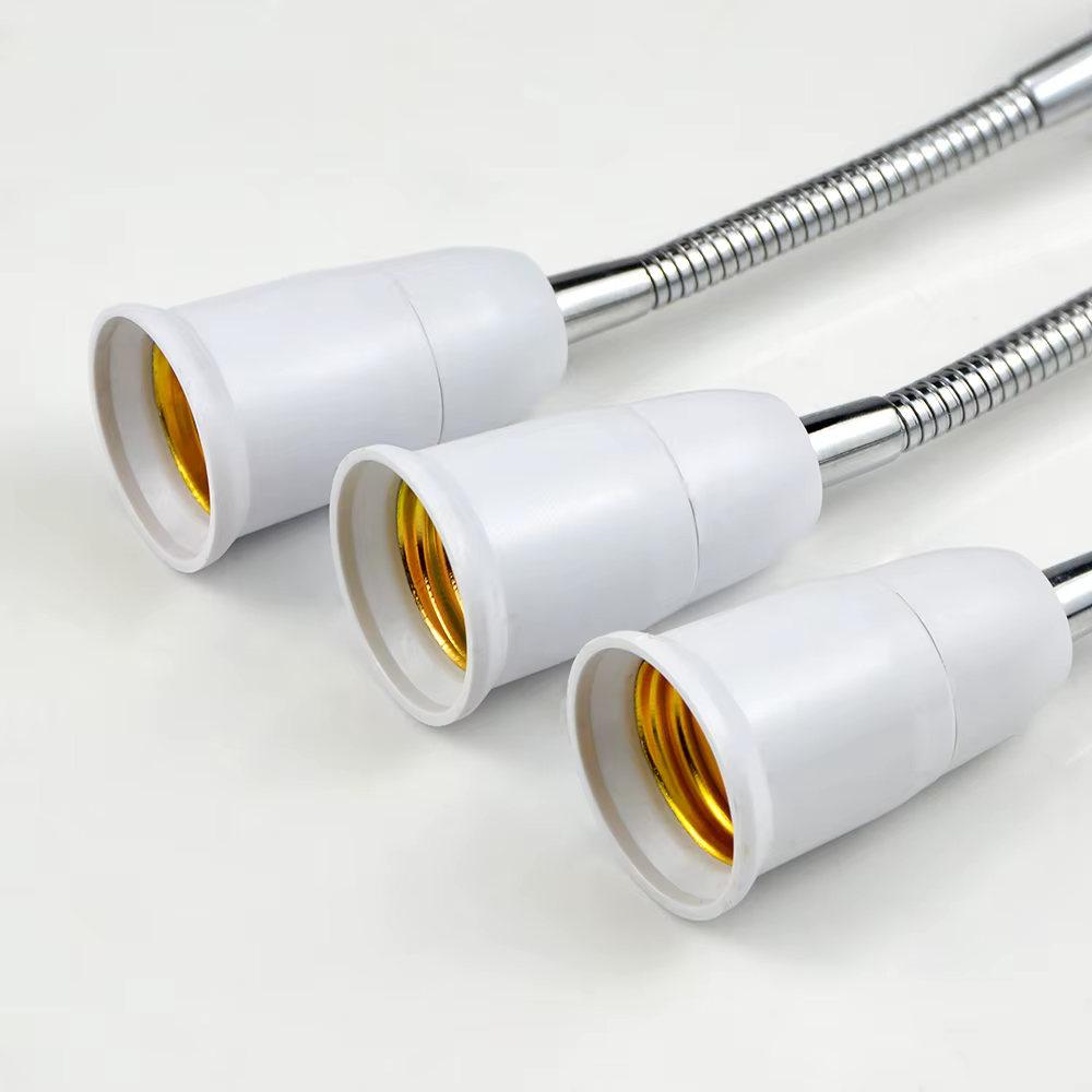 20/30/40/50/60cm E27 à E27 Base support de lampe LED adaptateur d'extension convertisseur vis douill