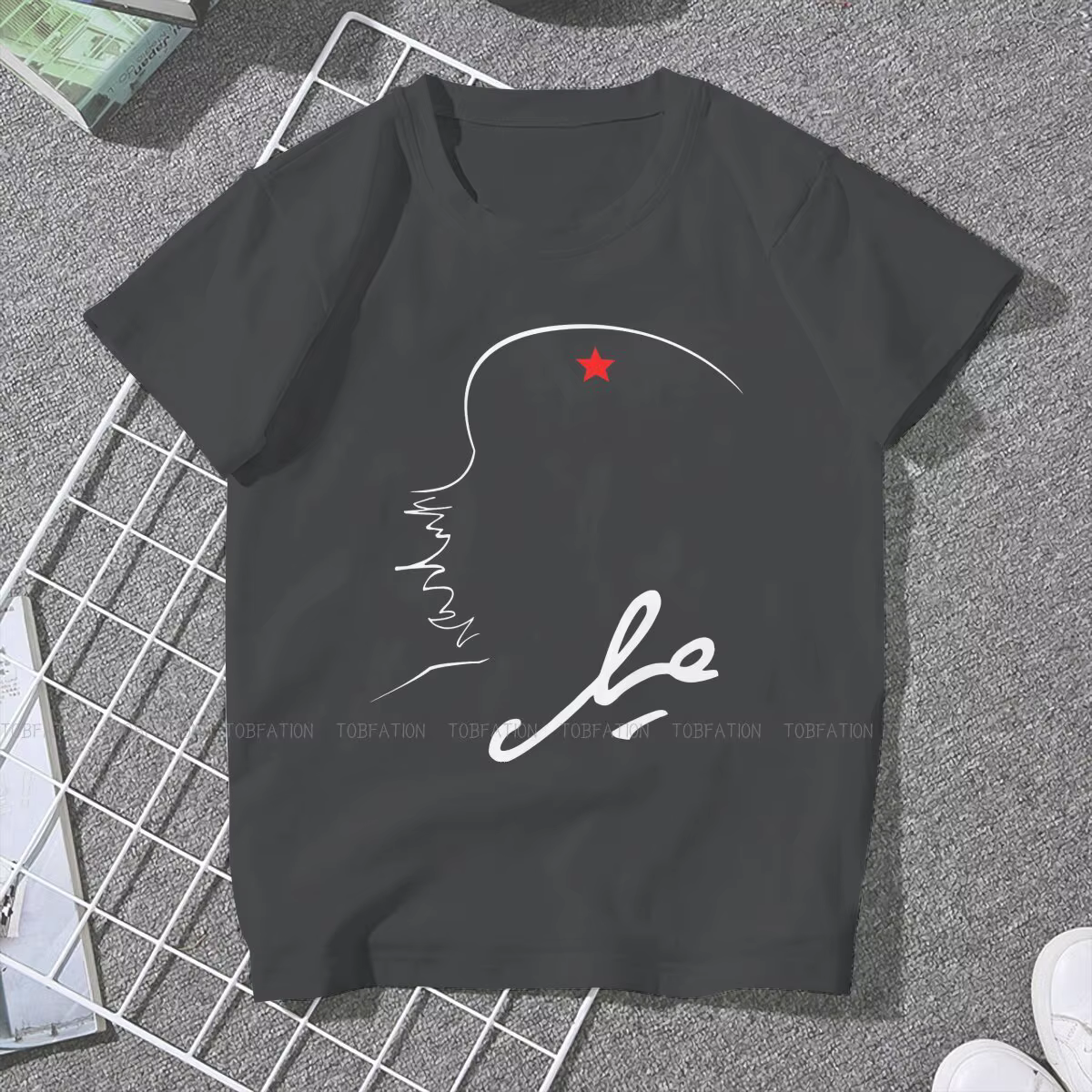 T-shirt graphique en ligne pour filles, impression argentine Che Guevara, t-shirt Streetwear, cadeau