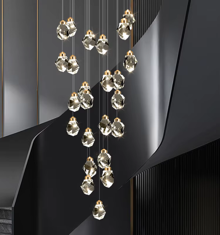 Petit lustre de luxe en cristal K9, moderne et minimaliste, pour Restaurant, Bar, comptoir, chambre