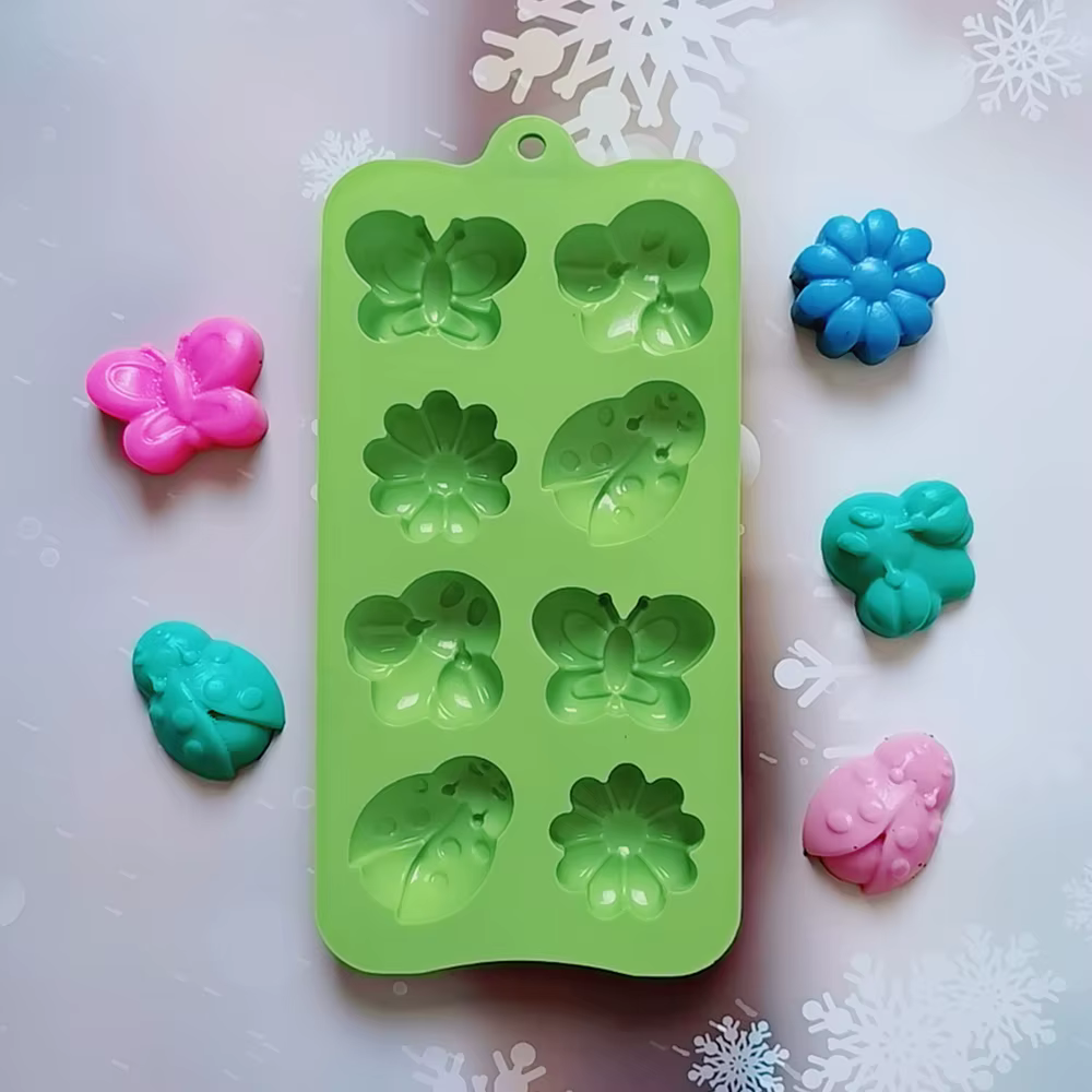 Moule à gâteau en silicone en forme d'insecte/équation/papillon, outils de cuisson, bonbons, MSI, ch