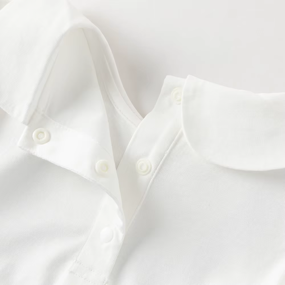 Robe d'été pour fille Dave Bella, faux deux pièces, manches courtes, style princesse, en coton, pour