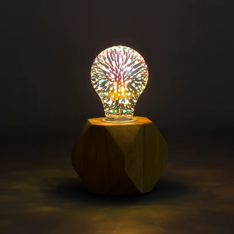 Lampe de feux d'artifice étoile vintage Edison, ampoule LED 3D, veilleuse de vacances, décoration de