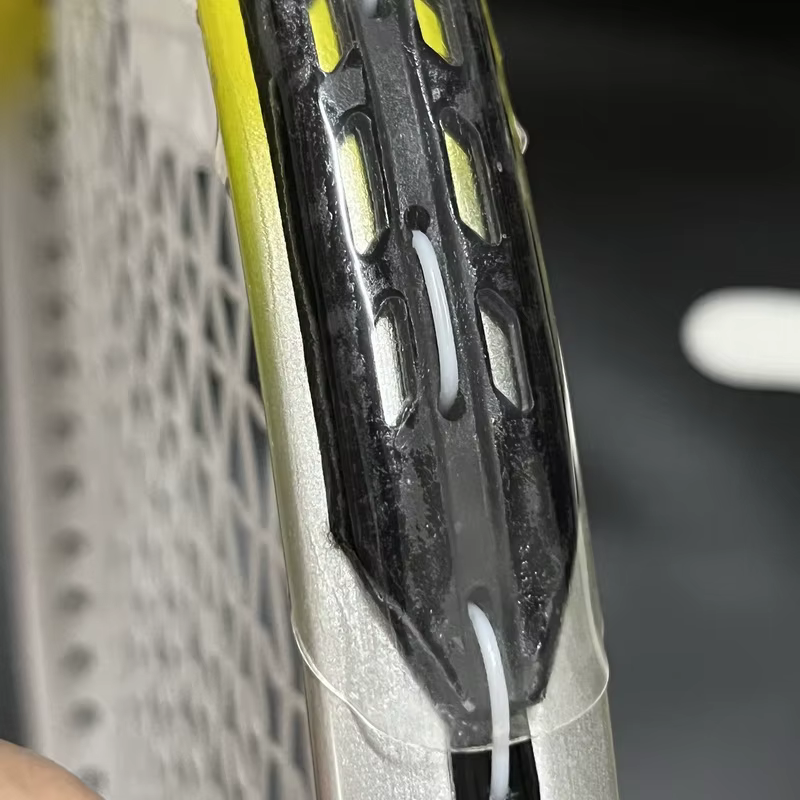 Bande de protection de bord de tête de raquette de Tennis auto-adhésive épaisse, 2 pièces, accessoir