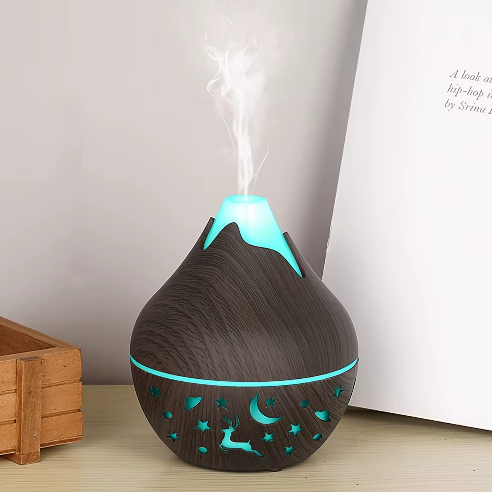 Humidificateur multifonctionnel 200ML, diffuseur d'huiles essentielles d'aromathérapie alimenté par 