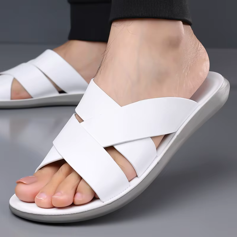 Chaussures d'été décontractées pour hommes, vente chaude, sandales élégantes pour hommes, demi-chaus