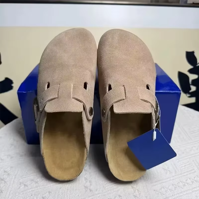 Nouvelles sandales en cuir pour hommes et femmes 2026 - Printemps Automne, style décontracté rétro,