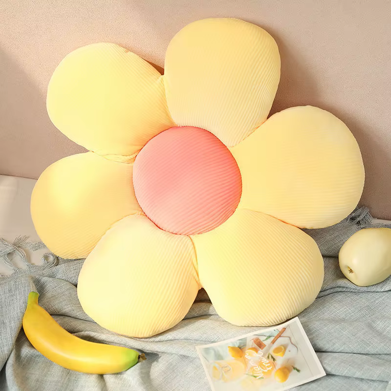 6 Styles d'oreillers de tournesol, petites coussins de marguerite, pétales de fleurs, cadeaux d'anni