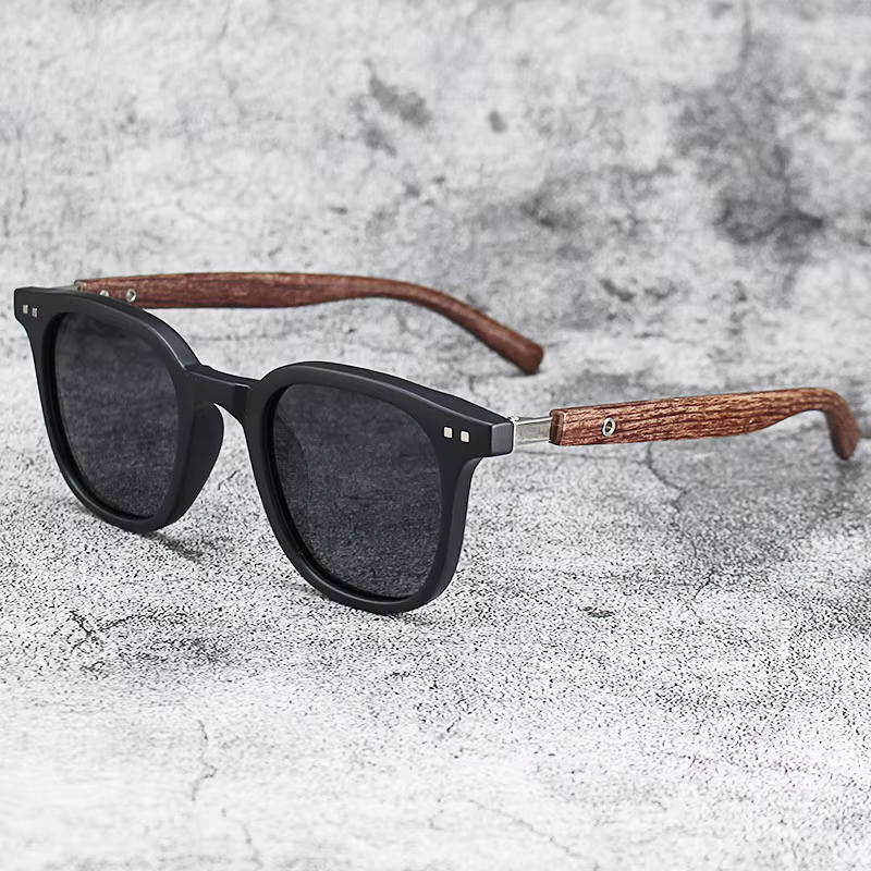 Nouvelles lunettes de soleil vintage pour hommes, monture PC, verres classiques de marque, verres tr