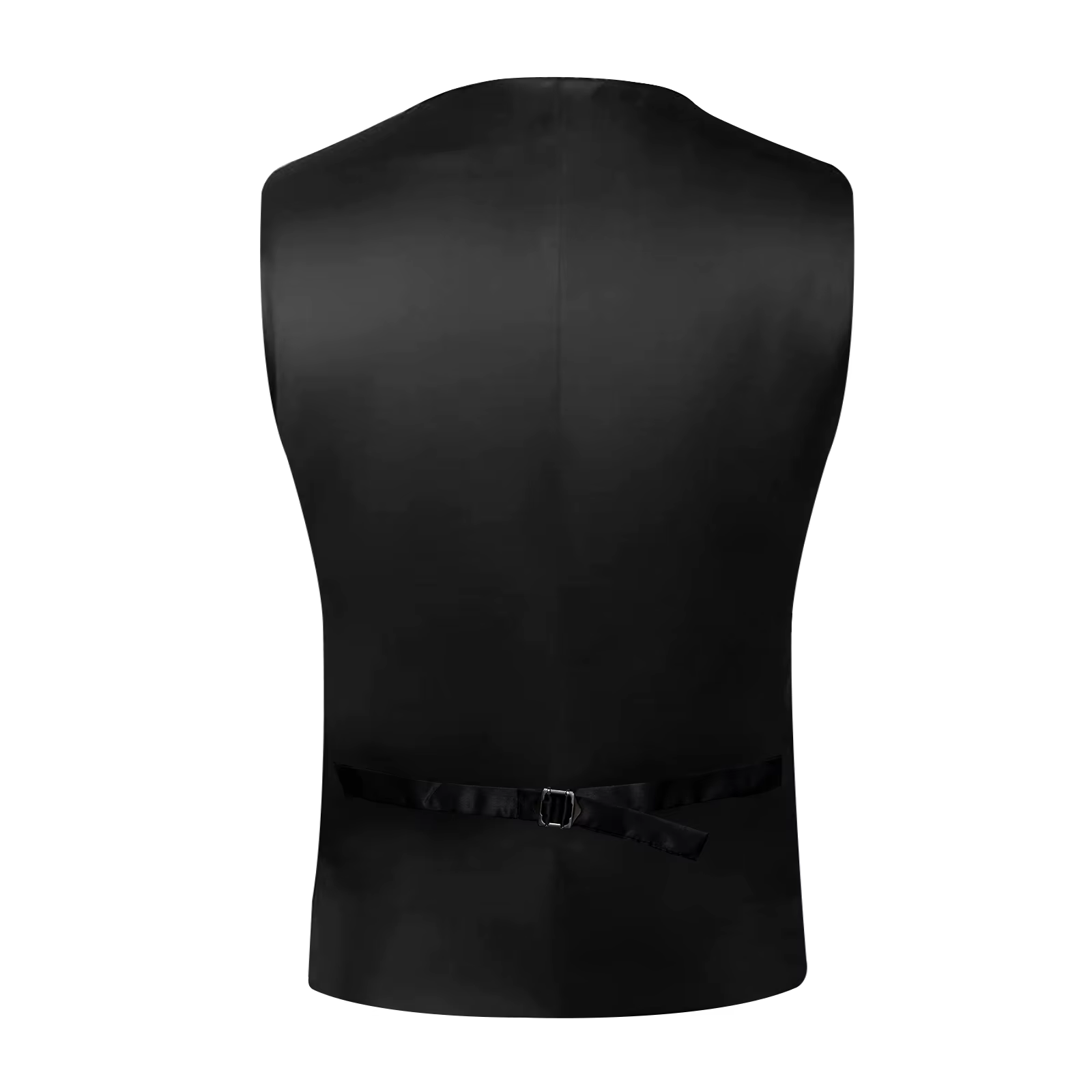 Gilet de costume Paisley noir solide pour hommes, avec cravate, nœud papillon, mouchoir, boutons de 