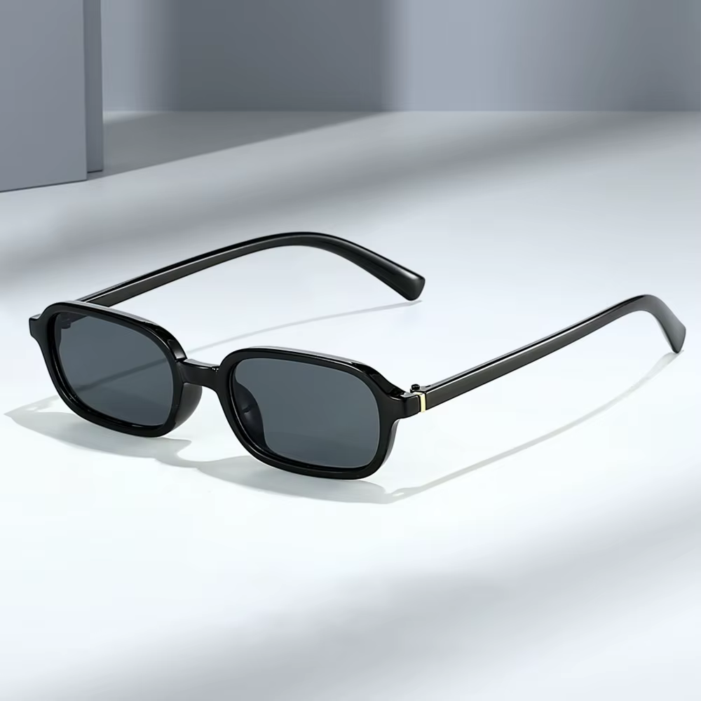 KLASSNUM Vintage lunettes de soleil hommes femmes 2026 lunettes à la mode Rectangle lunettes de sole