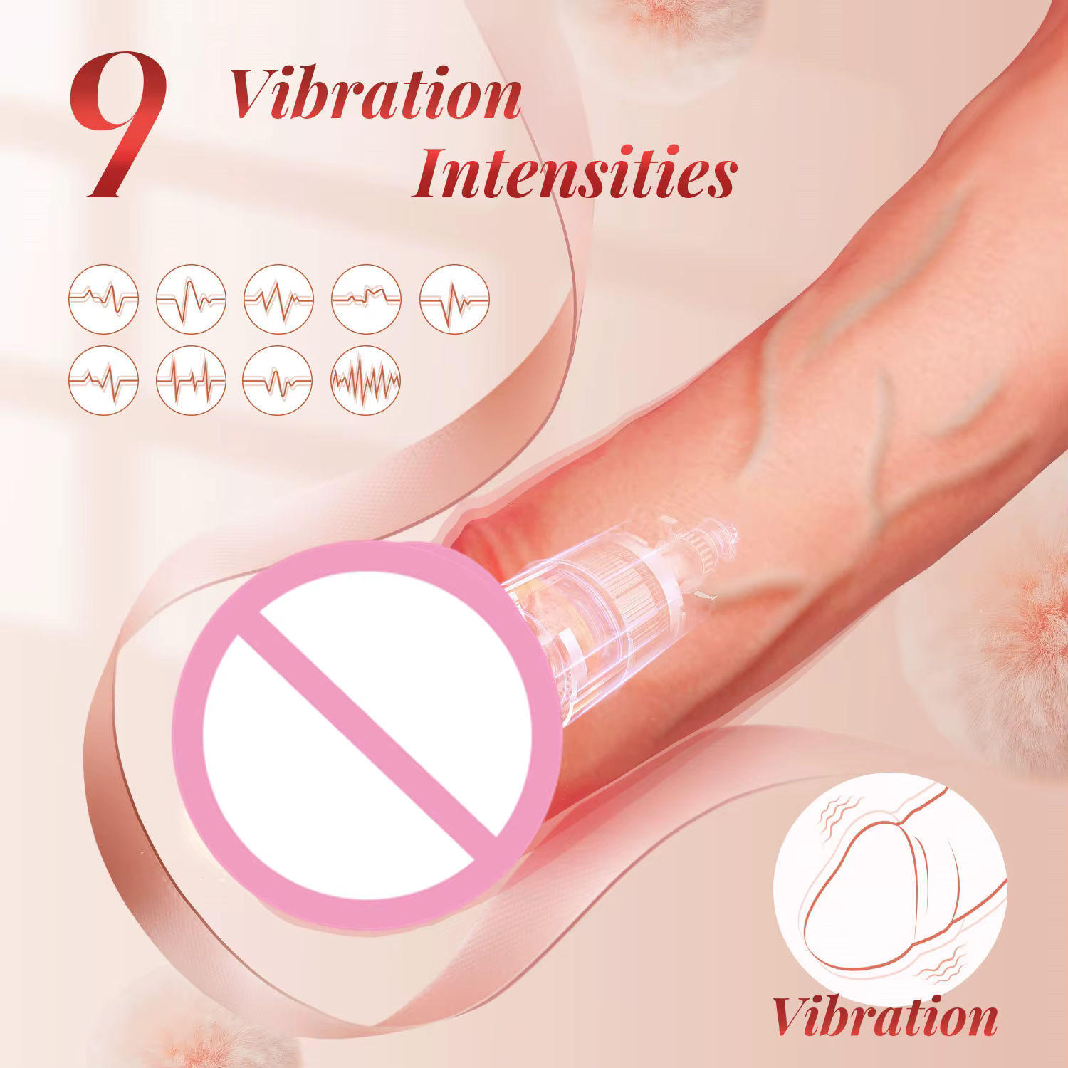 Andrea Control-Anneau pénien pour hommes, extenseur de pénis, retard d'éjaculation, érection plus fo