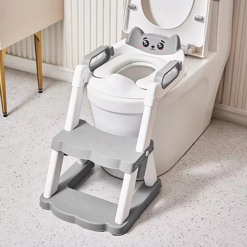Nouveau siège de toilette pliable pour enfants, coussin d'apprentissage de la propreté portable pour