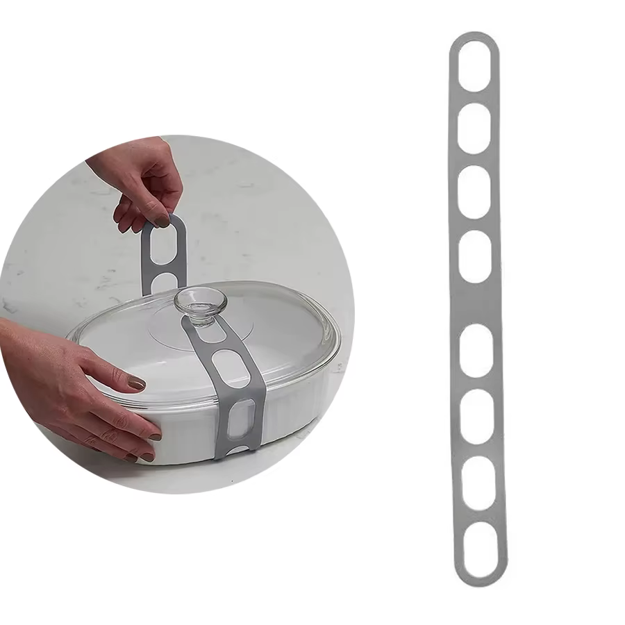 Sangle de couvercle réutilisable en Silicone, 54cm, bande élastique universelle, support de couvercl