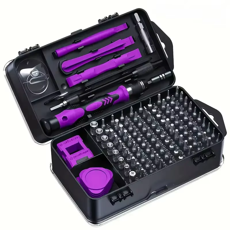 Ensemble de tournevis de précision 115 pièces, cadeaux d'outils pour hommes, mini kit d'outils de ré