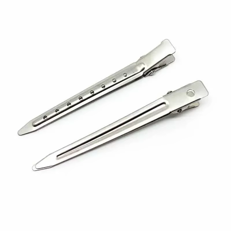 Pince à cheveux professionnelle sans pli pour Salon de coiffure, 10/20 pièces, fixe, sans courbure, 