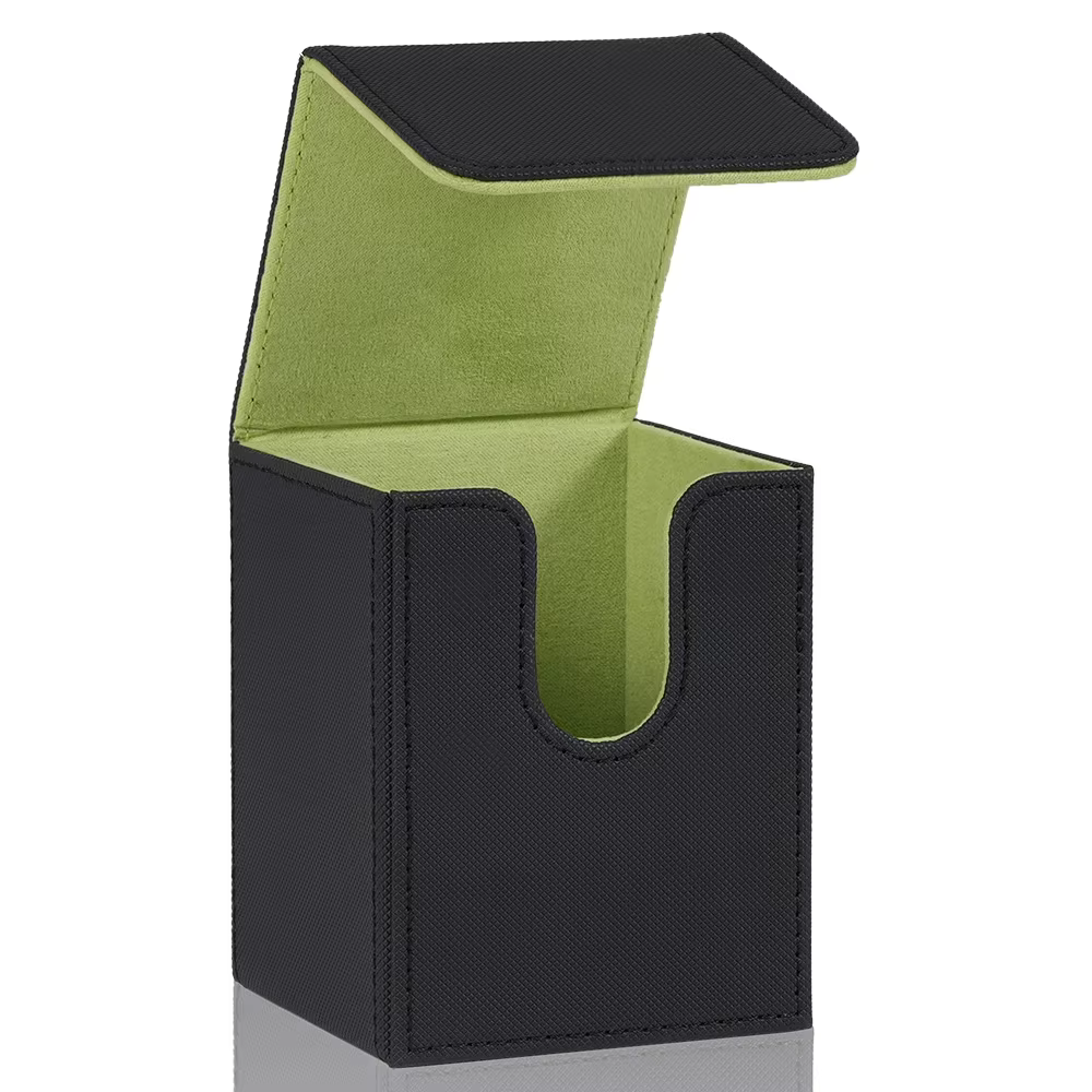 Boîte de jeu de cartes, boîte de rangement de cartes contient plus de 100 cartes à manches simples, 