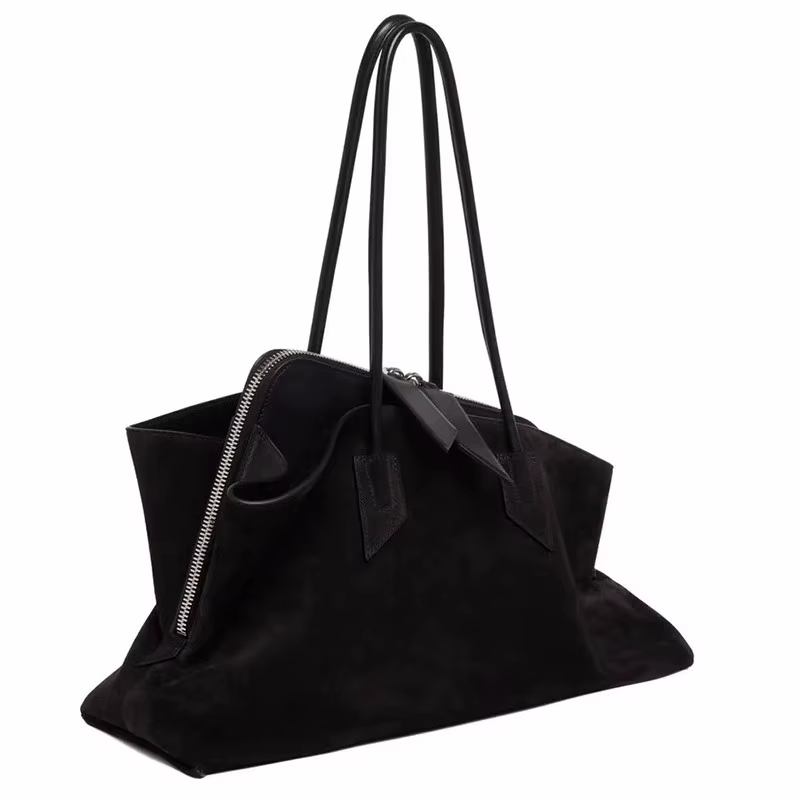 Sac à main polyvalent en Faux daim, couleur unie, à la mode, produit de haute qualité, grande capaci