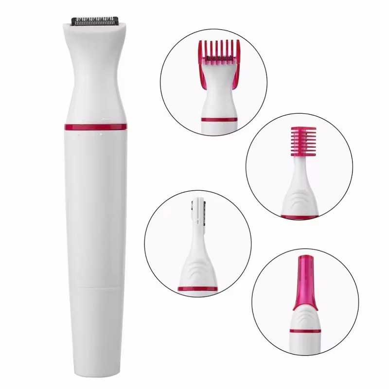 5 en 1 ensemble femmes épilateur femme rasoir de sourcils dame rasoir épilation rasoir Machine visag