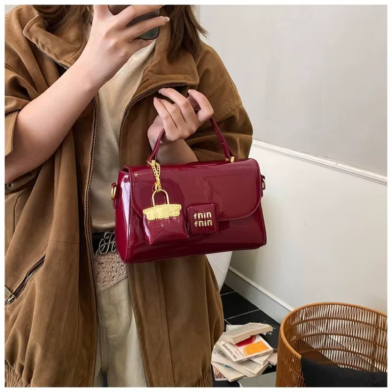 Sacs à langer élégants et simples de style parisien pour femmes, sac à bandoulière de créateur de mo