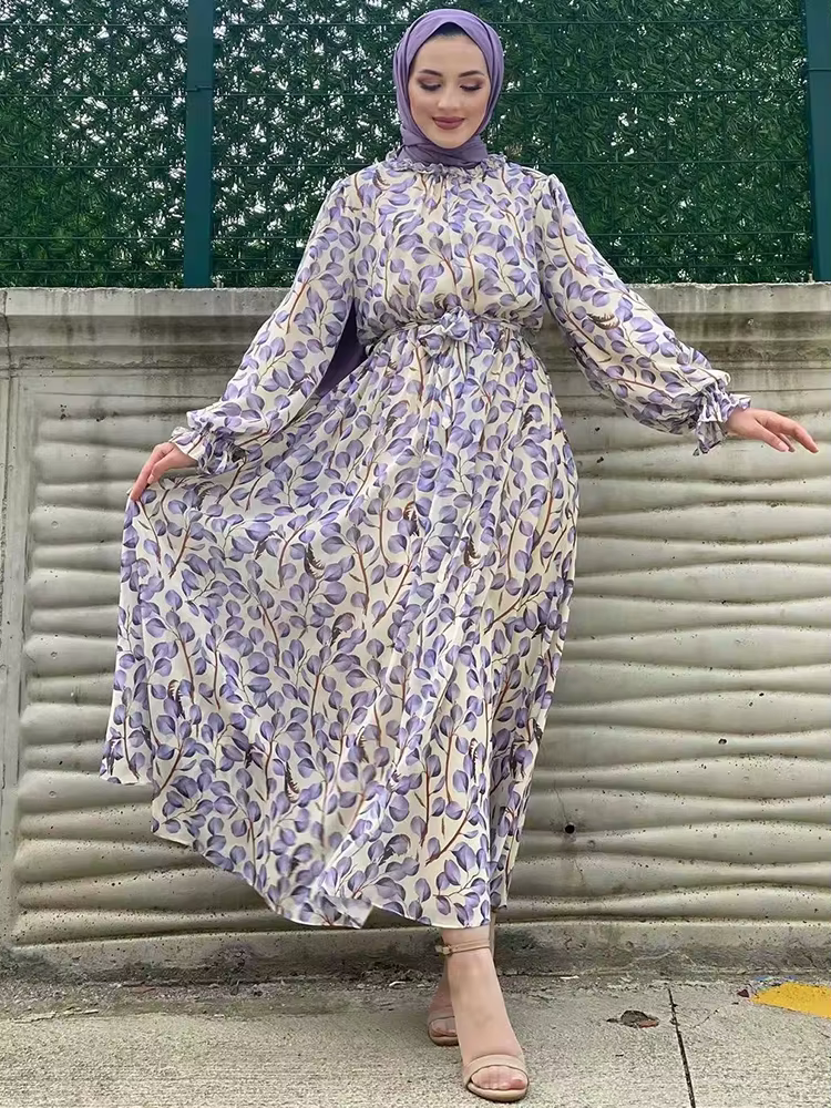 Abaya – robes d'été de luxe pour femmes musulmanes, en mousseline de soie, robes africaines élégante