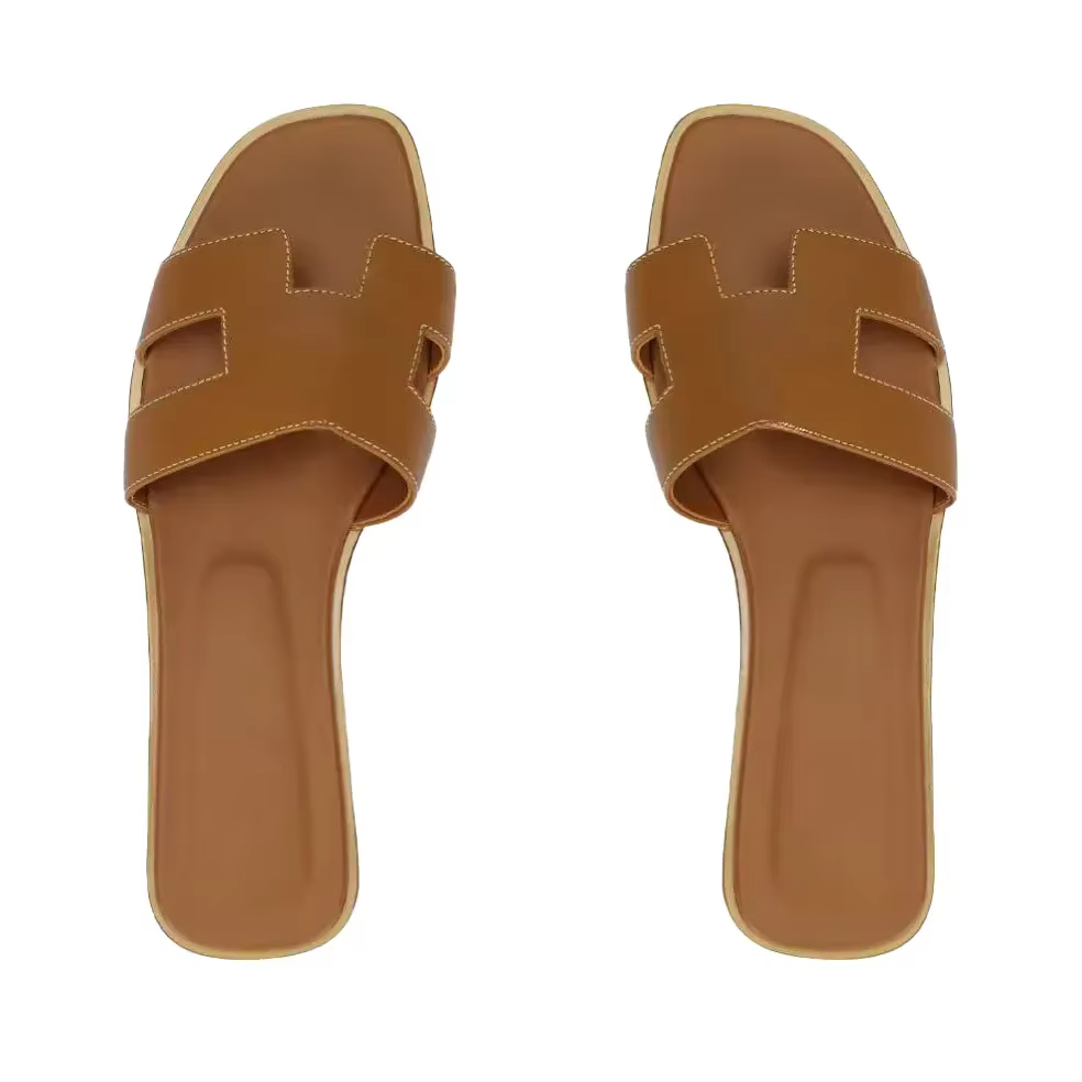 2026 Chypre Claquettes de créateur en cuir, de luxe, pour femme, noires, blanches, rouges, sandales 