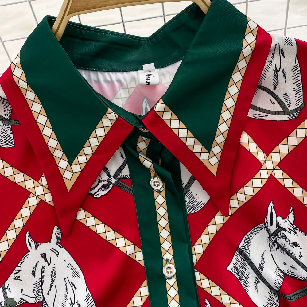 Banulin – robe longue à manches longues et col rabattu pour femme, chemise avec ceinture et nœud pap
