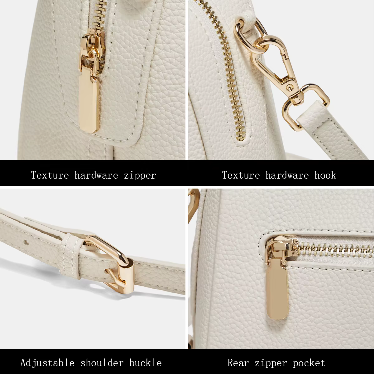 Sac à main femme FOXER 2026 en cuir de vachette, sac à bandoulière de luxe léger pour le quotidien e