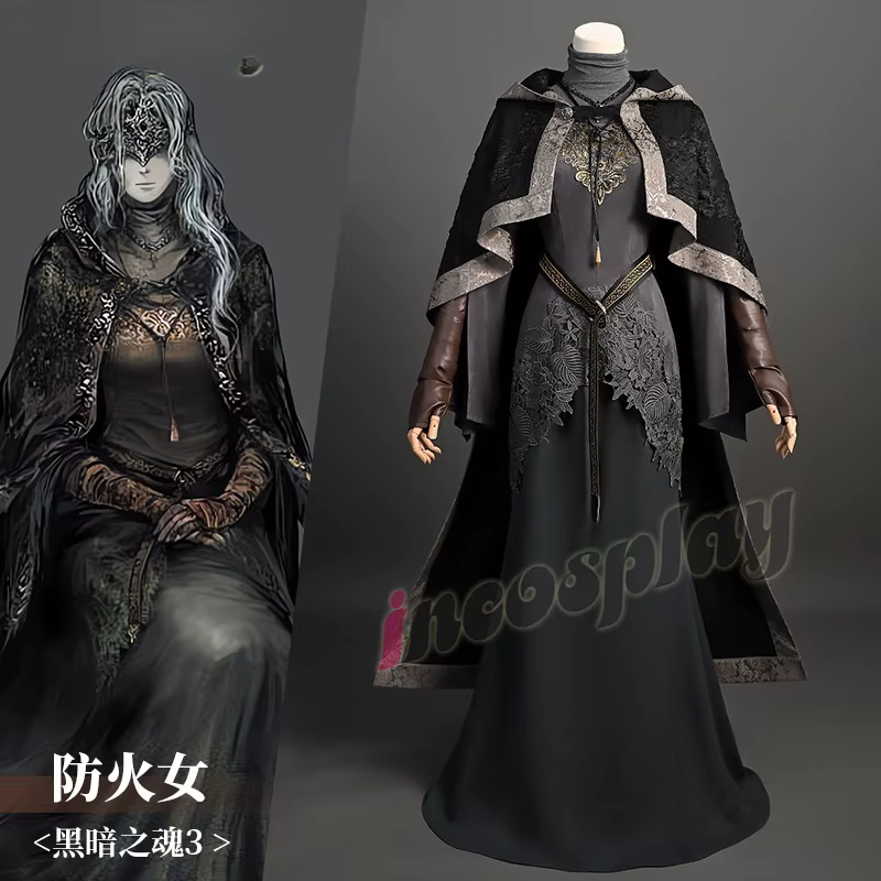 Costume de Cosplay The Fire Keeper pour Halloween, Festival de noël, fête quotidienne, costumes de j