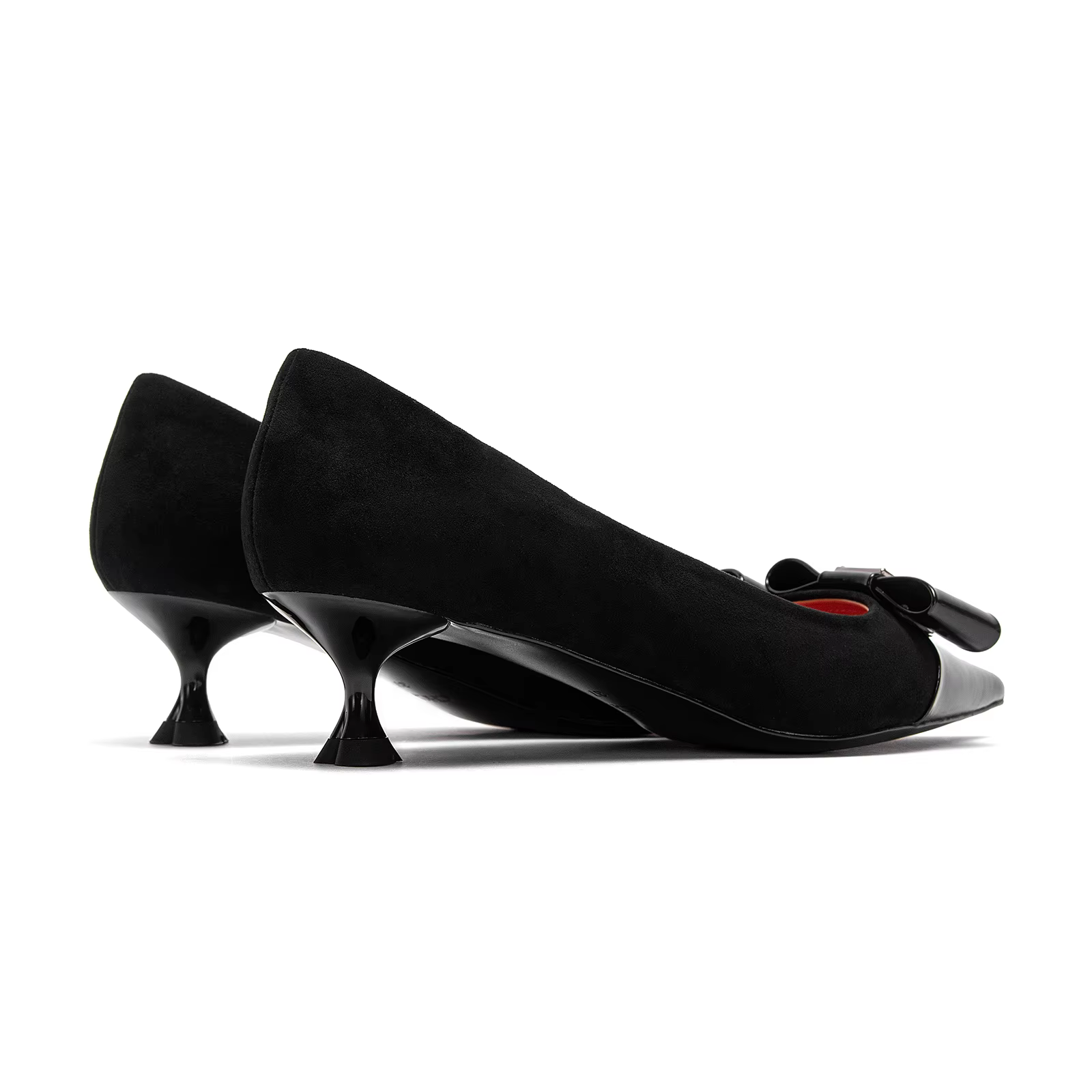 CHCH femmes talons hauts hiver Anti velours chaussures pour femmes dîner d'affaires talons noirs 5 c