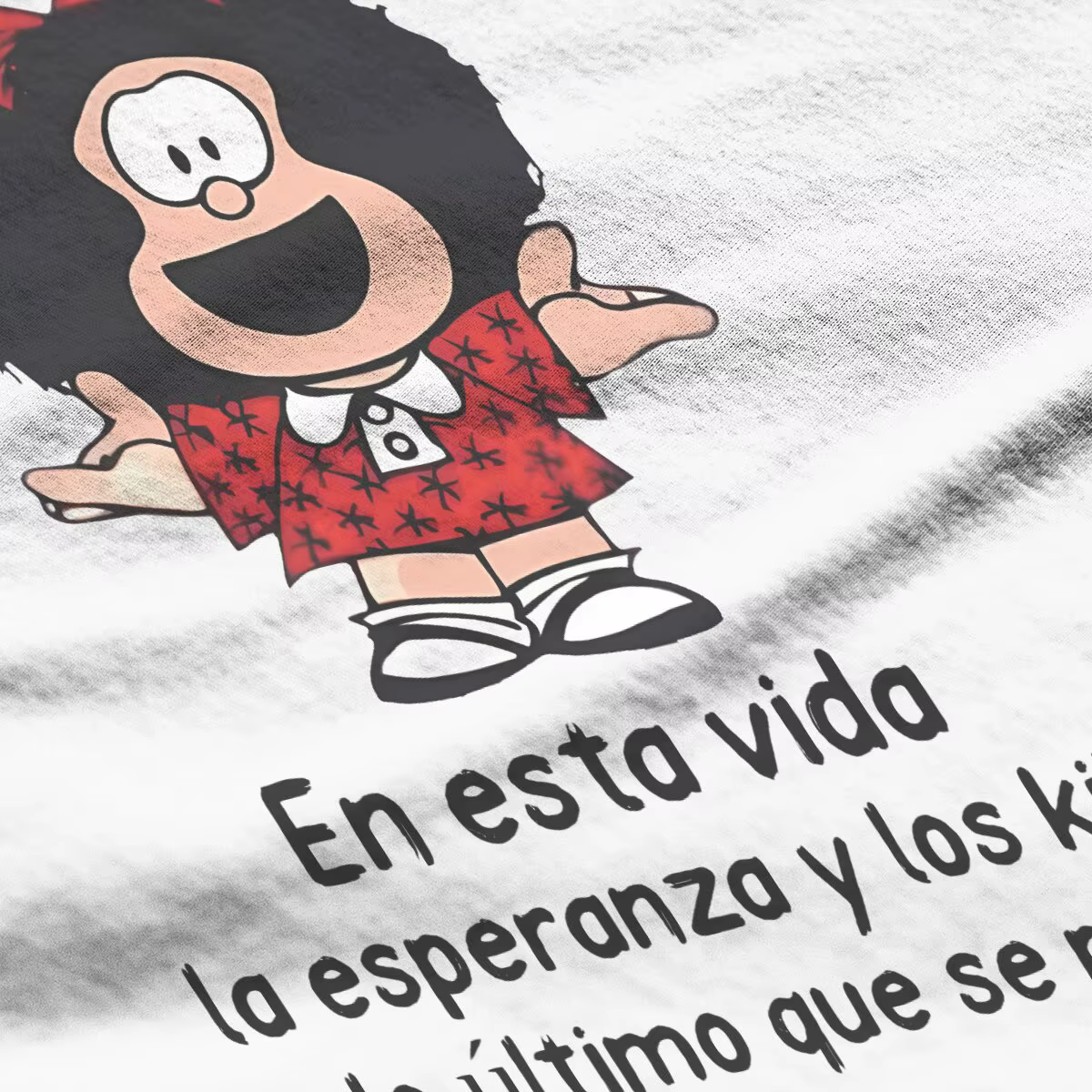 Mafalda-T-shirt de dessin animé pour filles, t-shirts rétro pour femmes, t-shirts Y2k pour femmes, H