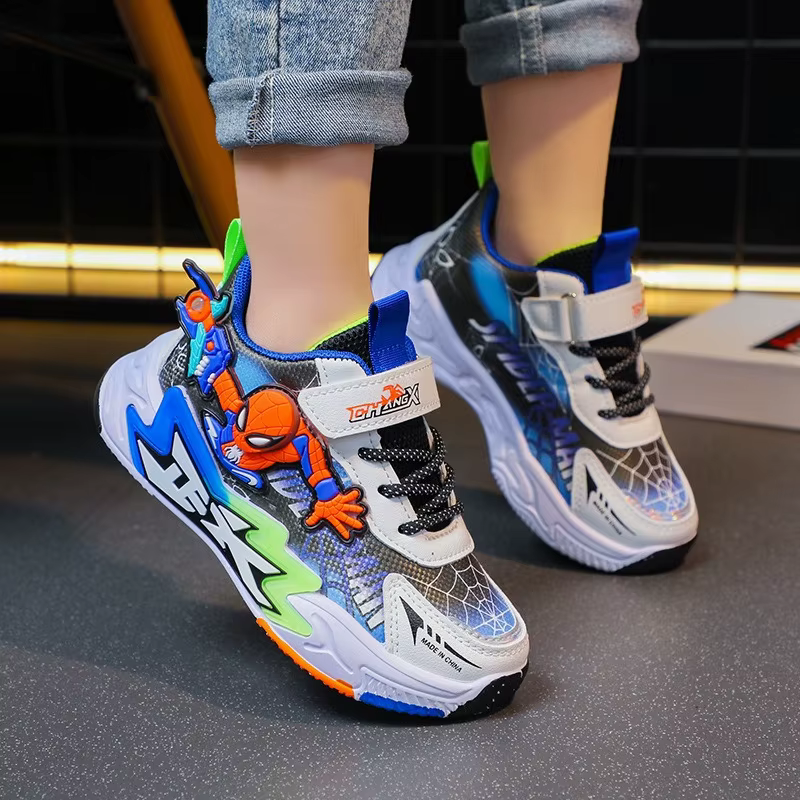 Baskets en maille Spider-Man pour garçons, collection Printemps-Automne 2026, chaussures de course l