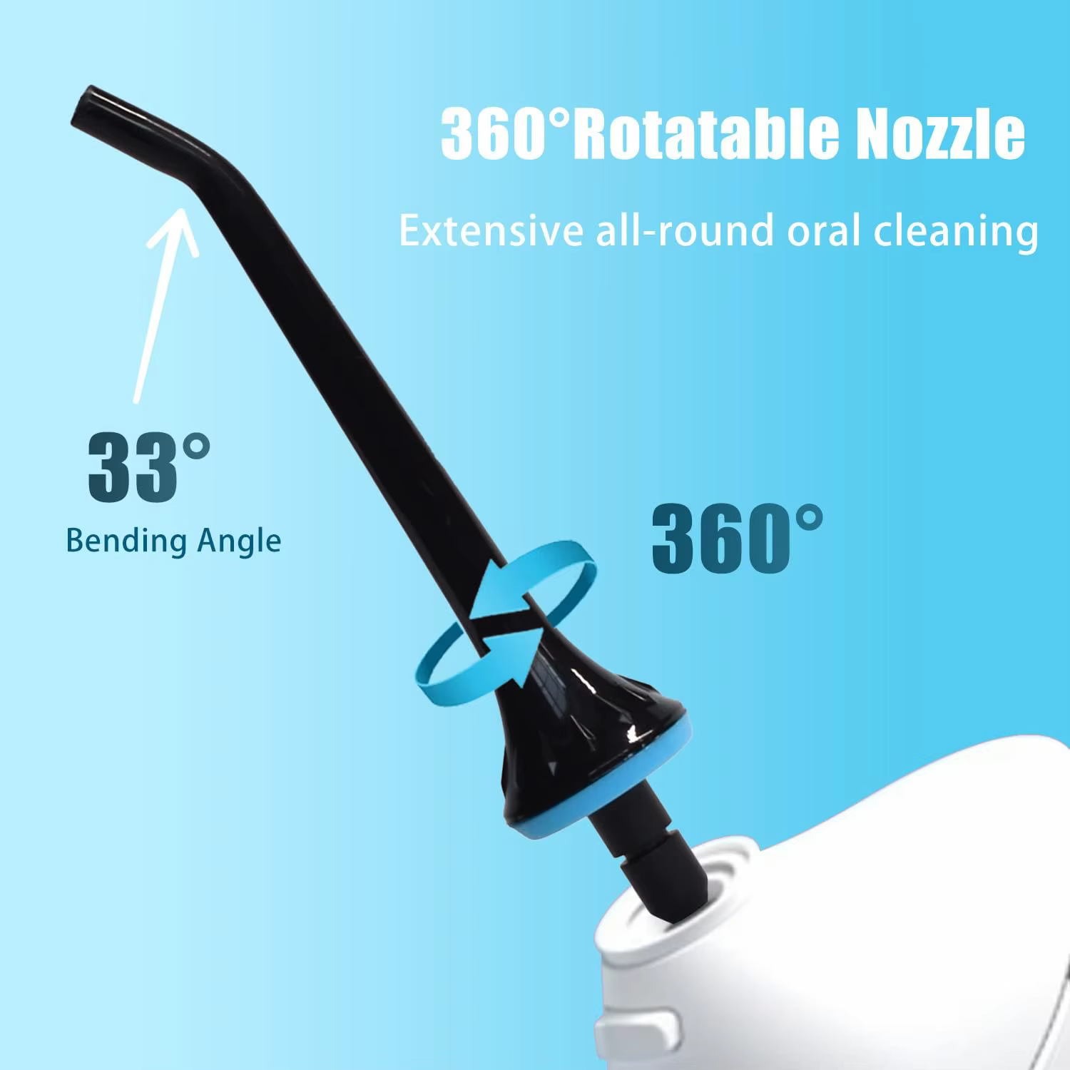 Embouts de remplacement pour COSLUS/Oralfree/Nicwell/Nicefeel/Mospro/Zerhunt, irrigateur buccal, têt