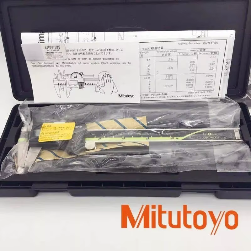 Calibre numérique Mitutoyo 150/200/300 mm, calibre à vernier numérique LCD, 8 pouces, mesure électro
