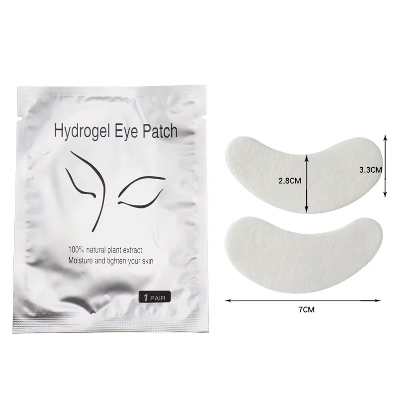 50 paires de patchs pour cils sous les yeux, coussinet d'isolation pour les yeux, élimine l'hydrogel