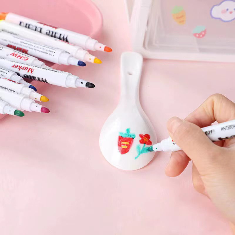 Stylo flottant à l'eau, stylos à encre magique avec cuillère, peinture à l'eau de couleur flottante,