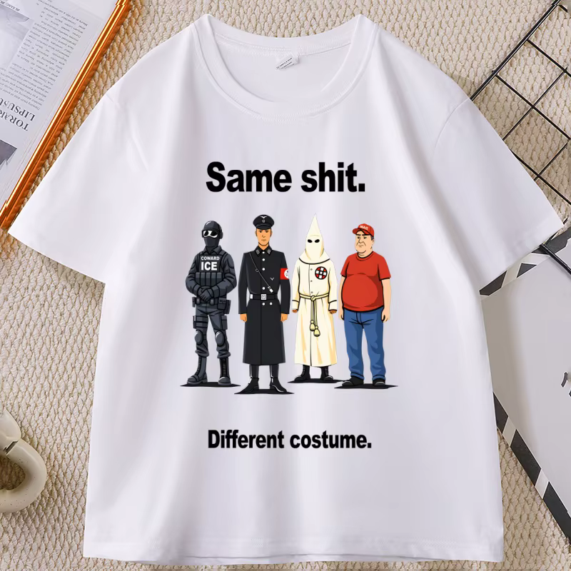 T-shirt « Same Shit Different Costume », T-shirt politique anti-Trump, T-shirt graphique amusant pou