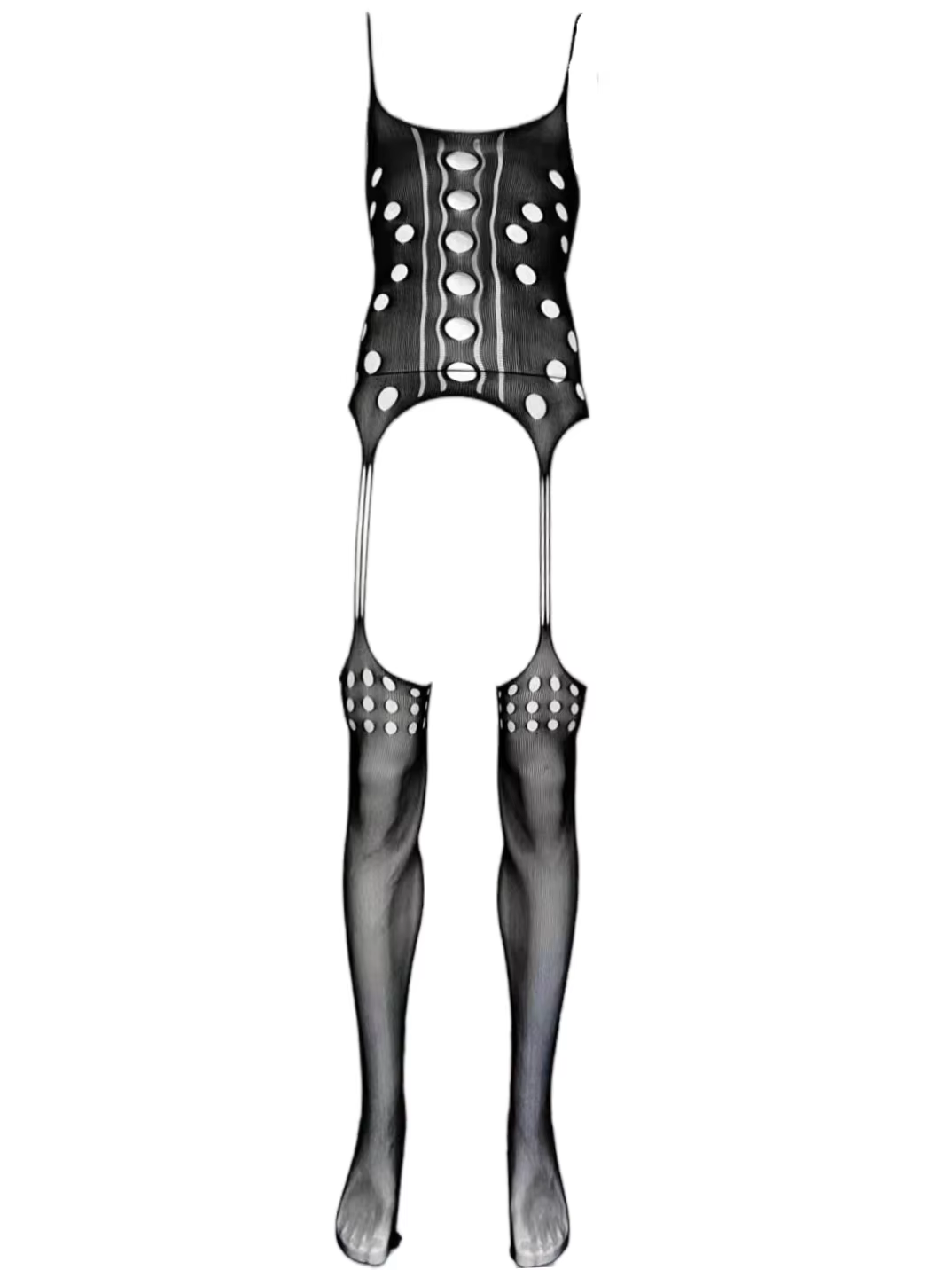Body sexy en maille Muscle Man, style nuisette uniforme, sans épaules dénudées, pour homme, lingerie